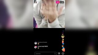 Live de instagram bailando liluprisila