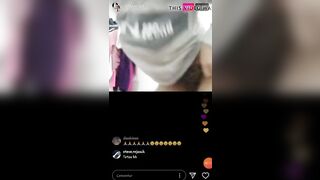 Live de instagram bailando liluprisila