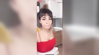 Turkish Bitch eat Banana on Live