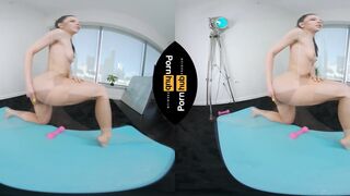 VR 180 - Milana Ricci Working out at Home