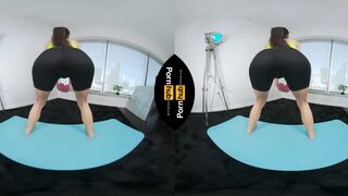 VR 180 - Milana Ricci Working out at Home