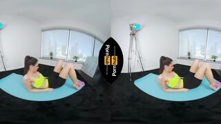 VR 180 - Milana Ricci Working out at Home