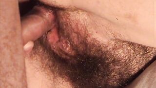 Hairy mature Inge V2 - Creampied