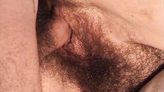 Hairy mature Inge V2 - Creampied