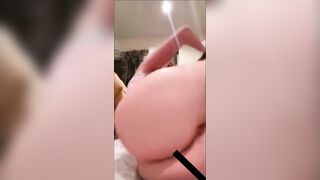 Fucking my Tight Pussy with my BBC Dildo