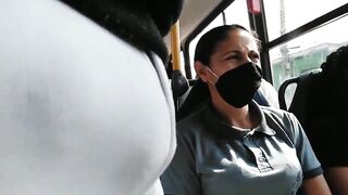 Penis Hipnosis in sunny bus