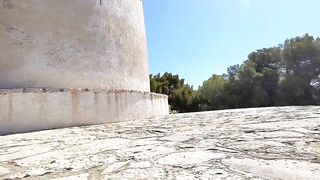 Risky Public Handjob and Fuck in Greece – Cum Challenge Day 7