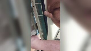 Nurse gives blowjob to patient who is in his lift