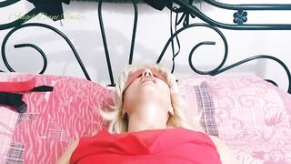 Using Vibrator on my Blindfolded Submissive Sluts Perfect Pussy Hd- 1080 Porn