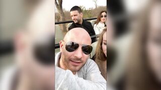 PUBLIC BLOWJOB IN SAFARI-I suck his cock,he cum and i swallow all his sperm