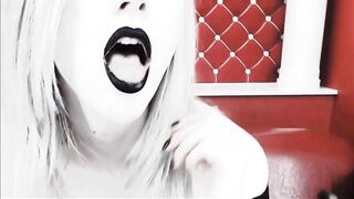 Goth Blonde Masturbates