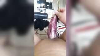 Turkish Girl Big Eggplant