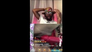 LATINAS PLAY WITH TOYS TOGETHER ON RAPPER GOLD GAD INSTAGRAM LIVE