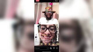 LATINAS PLAY WITH TOYS TOGETHER ON RAPPER GOLD GAD INSTAGRAM LIVE