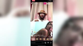 LATINAS PLAY WITH TOYS TOGETHER ON RAPPER GOLD GAD INSTAGRAM LIVE