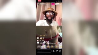 LATINAS PLAY WITH TOYS TOGETHER ON RAPPER GOLD GAD INSTAGRAM LIVE