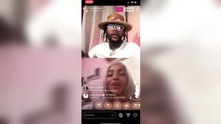 INSTAGRAM MODEL PINKKY_NY AND WIFE TEASES GOLD GAD ON INSTAGRAM LIVE