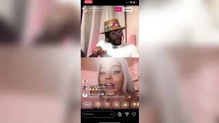 INSTAGRAM MODEL PINKKY_NY AND WIFE TEASES GOLD GAD ON INSTAGRAM LIVE