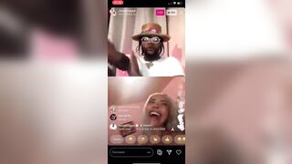 INSTAGRAM MODEL PINKKY_NY AND WIFE TEASES GOLD GAD ON INSTAGRAM LIVE