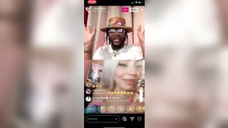 INSTAGRAM MODEL PINKKY_NY AND WIFE TEASES GOLD GAD ON INSTAGRAM LIVE