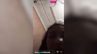 Dounia Moroccan Teen Twerking Live On Instagram !