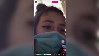 Dounia Moroccan Teen Twerking Live On Instagram !