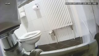 Spying toilet