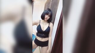 น้องฟิล์มโชว์เสียวหีในtiktok ไทย