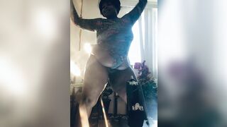 Bbw striptease