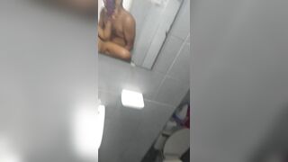 fucking in the bathroom with my black lover while cuckold hubby went to buy beers