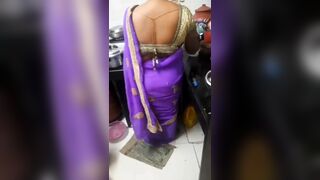 Indian Rekha Aunty Sexy Back