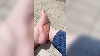 I want you to cum all over my feet