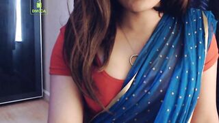 Cammodel BadGirlLHR in Saree