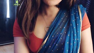 Cammodel BadGirlLHR in Saree