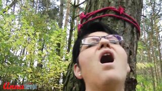 Orgasm in the forest