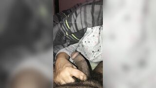 Horny Indian Wife gives passionate handjob to a hairy cock