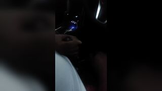 Blow job inside car in public - part 2