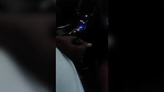 Blow job inside car in public - part 2