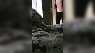 Step Mom Came to Fuck! Sharing a bed with Step Son. Step mom, can I cum inside you ?