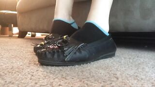 Socks and Moccasins Frieda Ann Foot Fetish