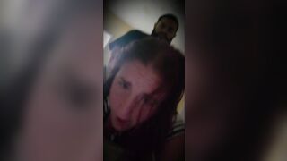 White girl cheats on boyfriend gets cream pie, she lets me cum inside her. Doggystyle