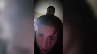 White girl cheats on boyfriend gets cream pie, she lets me cum inside her. Doggystyle