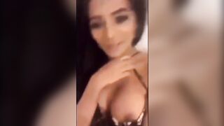 Poonam Pandey Instagram Live Nip Slip