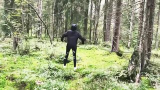 Quickly Horny and Cummed from Extreme Sex in the Forest