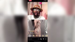 WHITE GIRL GROUPIE PUTS ON a SHOW FOR RAPPER GOLD GAD ON INSTAGRAM LIVE