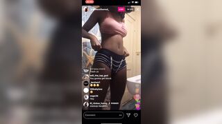 Luhmoo Naked on Instagram Live