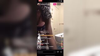 Luhmoo Naked on Instagram Live