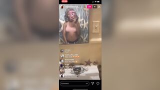 Luhmoo Naked on Instagram Live