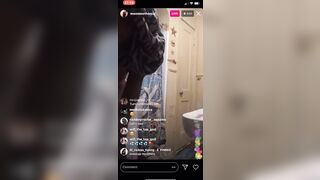 Luhmoo Naked on Instagram Live