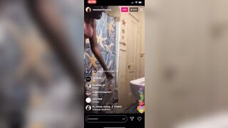 Luhmoo Naked on Instagram Live